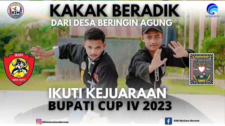 Kakak-Beradik dari Desa Beringin Agung Ikuti Kejuaraan Bupati Cup IV 2023 di Tenggarong